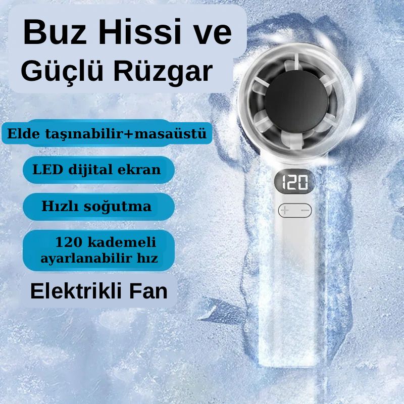 Taşınabilir El Fanı- Mini, Hafif ve Güçlü