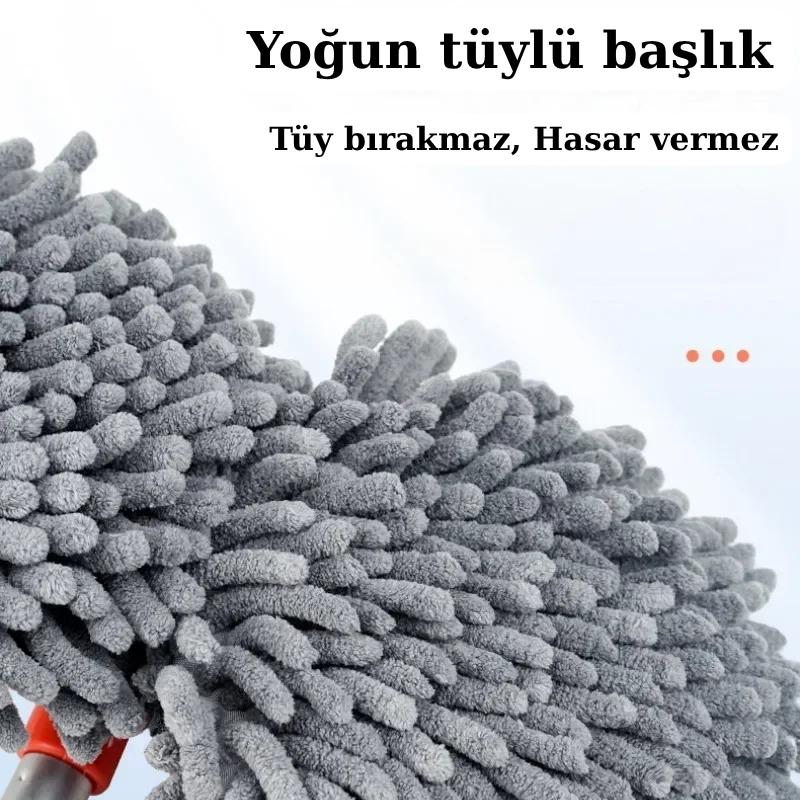 Profesyonel Oto Yıkama Mopu – 360° Dönebilen Başlık