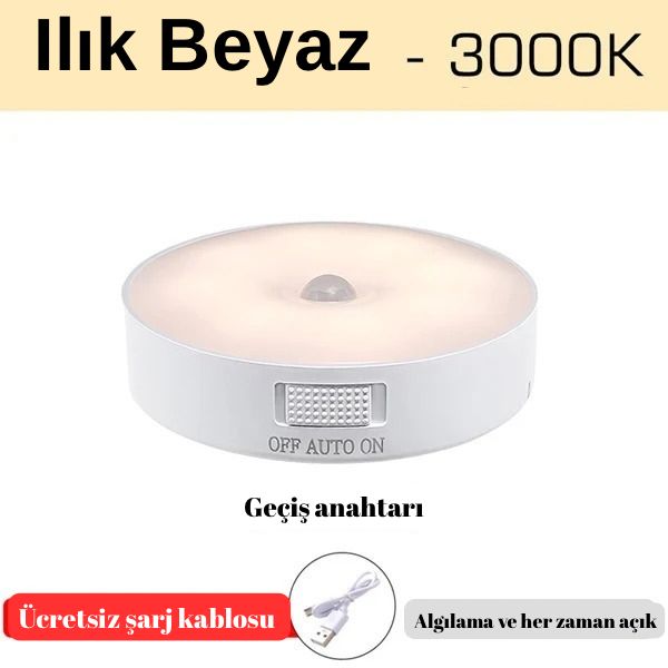 Sensörlü LED Lamba – Karanlıkta Otomatik Aydınlatma!