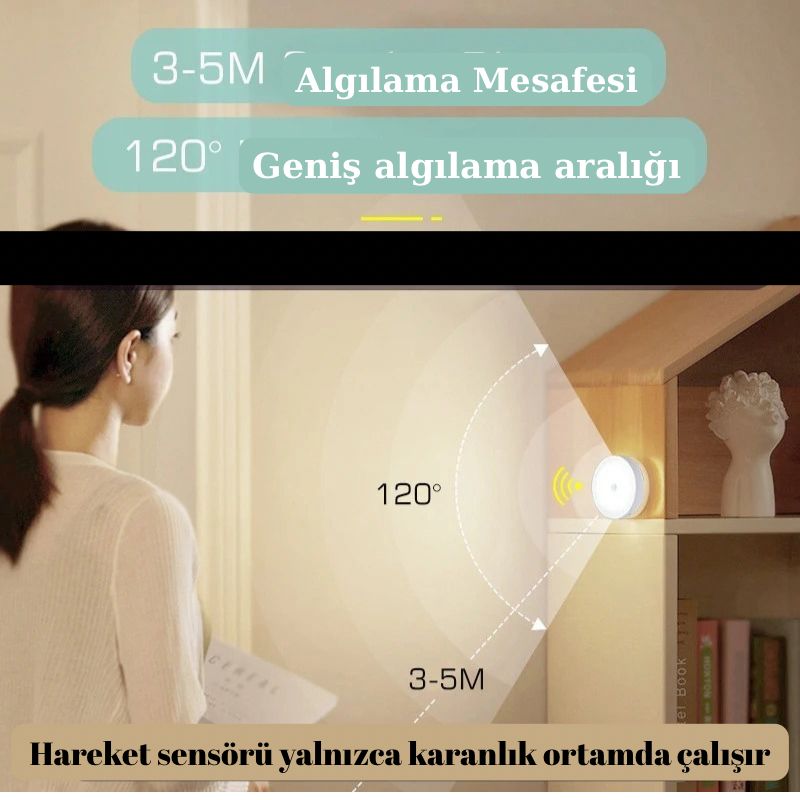 Sensörlü LED Lamba – Karanlıkta Otomatik Aydınlatma!
