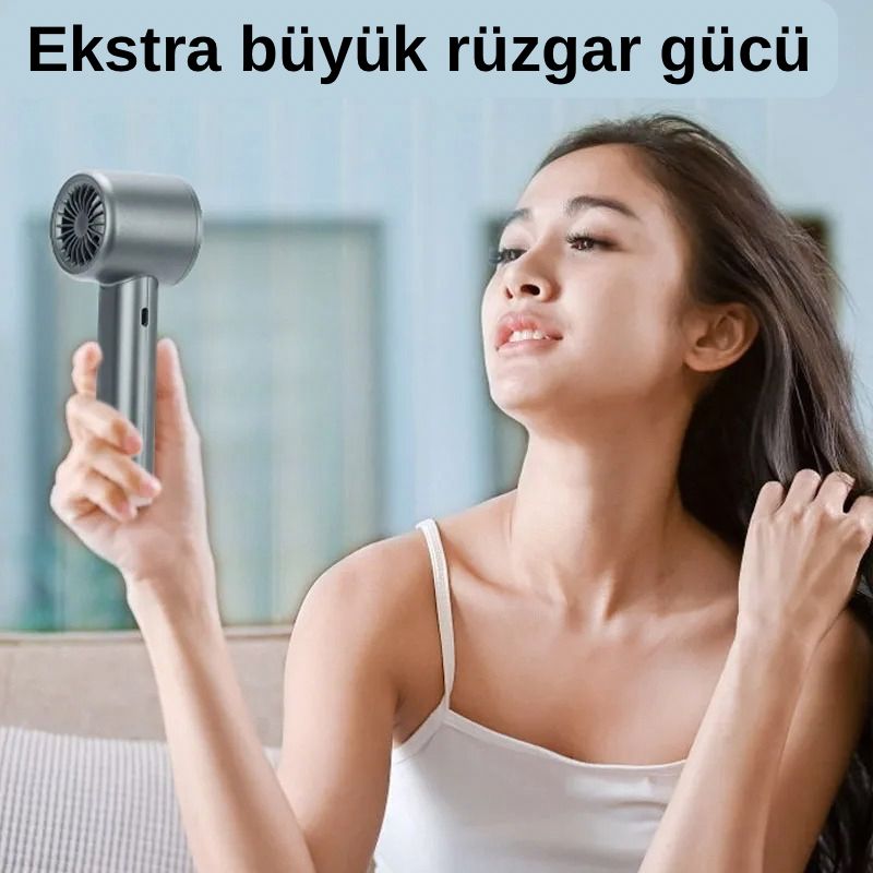 Taşınabilir El Fanı- Mini, Hafif ve Güçlü