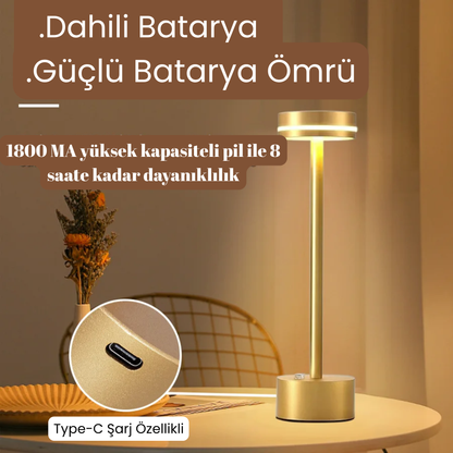 Minimalist Tarzda Masa Lambası - Üç Ayarlı Lamba