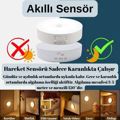 Sensörlü LED Lamba – Karanlıkta Otomatik Aydınlatma!